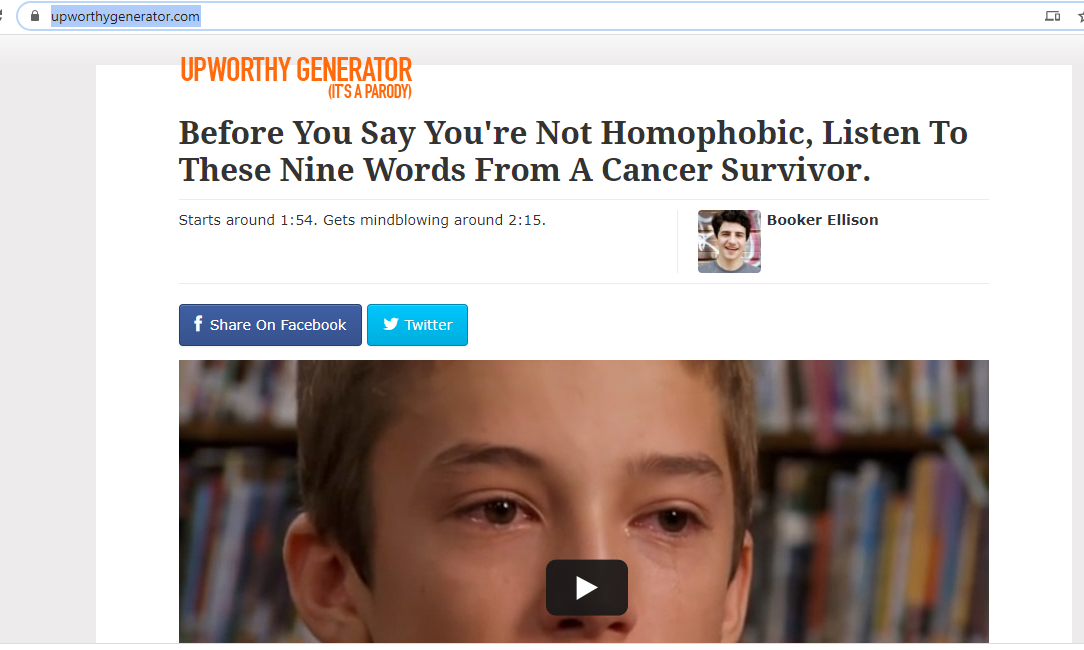 Use Upworthy Generator to find Blog Post Ideas
