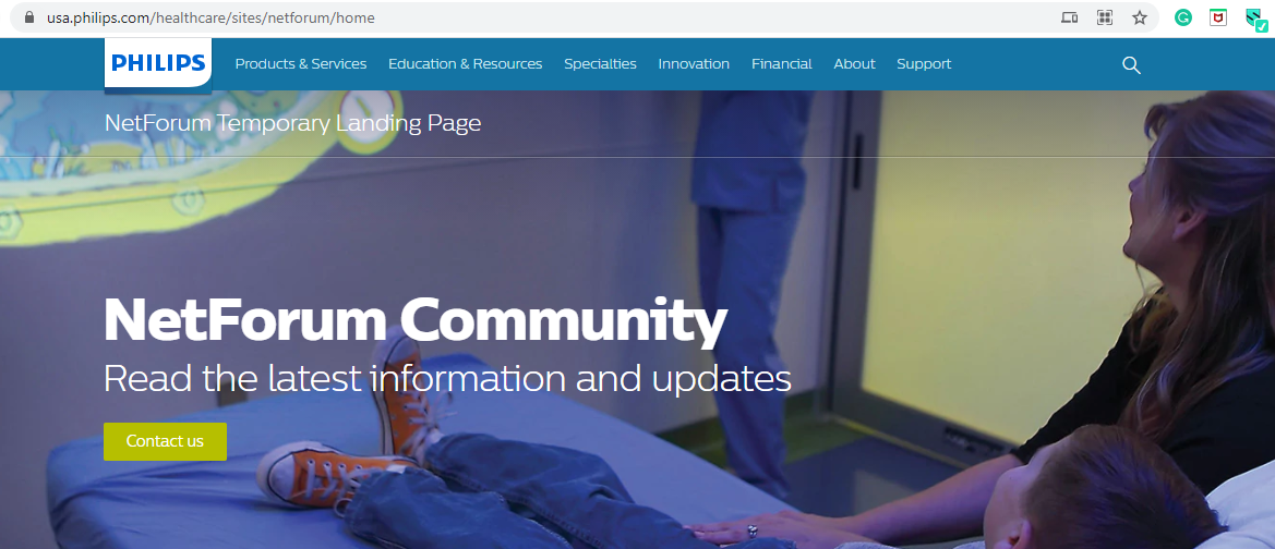 Philips Netforum Community for Healthcare Professionals